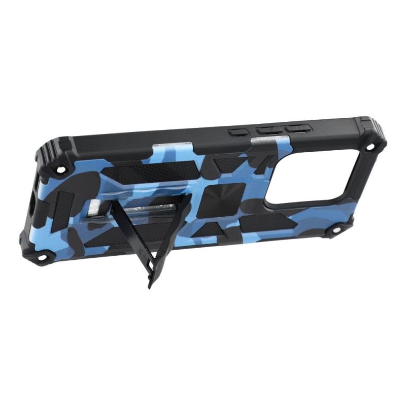 Hülle Xiaomi Redmi Note 14 5g Robust Mit Integriertem Ständer Tarnmuster