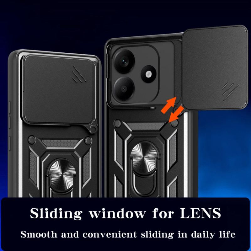 Hülle Xiaomi Redmi Note 14 5g Schiebebare Kameraabdeckung Und Stativ