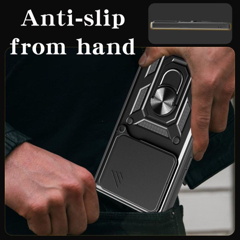 Hülle Xiaomi Redmi Note 14 5g Schiebebare Kameraabdeckung Und Stativ