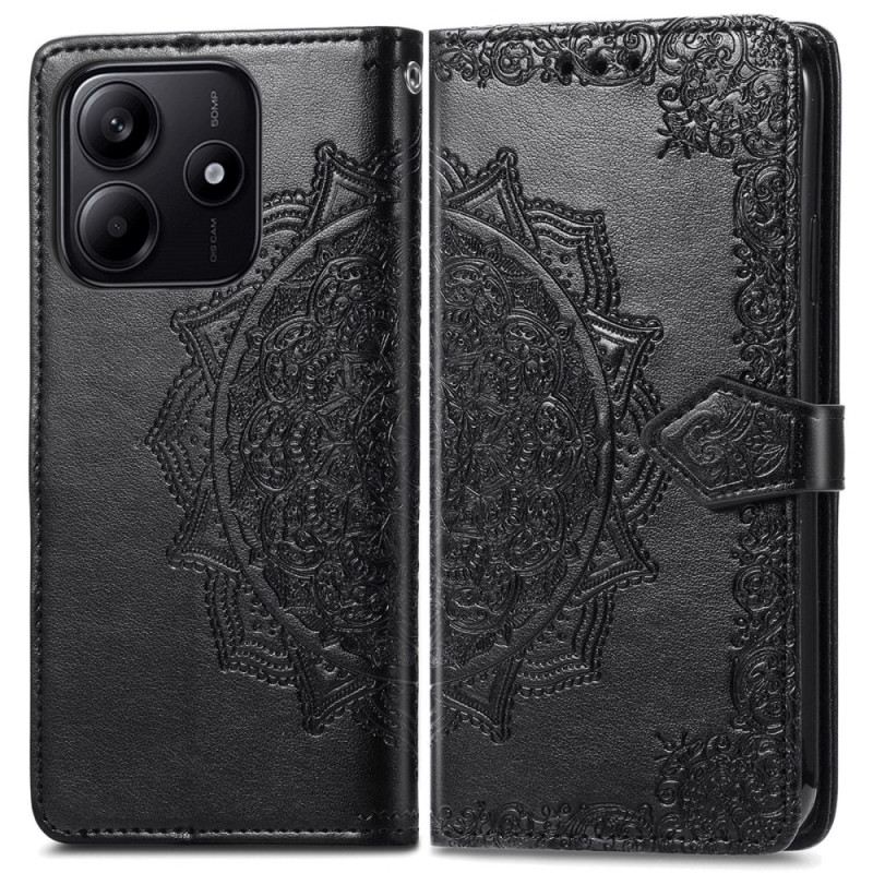 Lederhüllen Für Xiaomi Redmi Note 14 5g Barockes Mandala