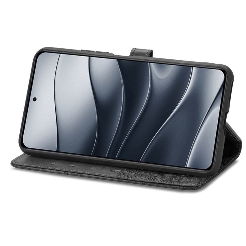 Lederhüllen Für Xiaomi Redmi Note 14 5g Barockes Mandala