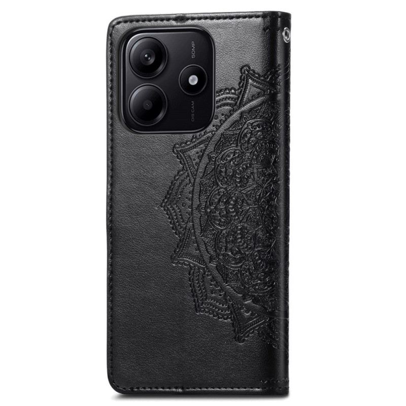Lederhüllen Für Xiaomi Redmi Note 14 5g Barockes Mandala