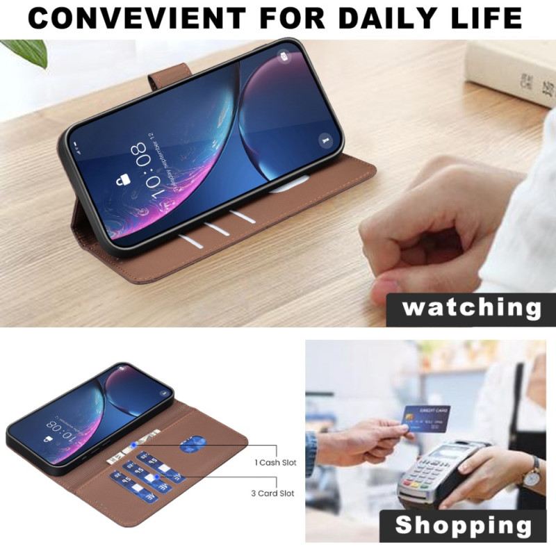 Lederhüllen Für Xiaomi Redmi Note 14 5g Binfen Color Linien