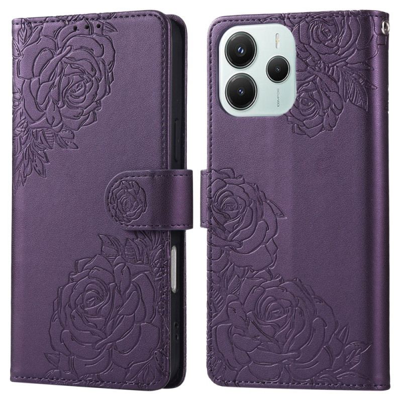 Lederhüllen Xiaomi Redmi Note 14 5g Floral