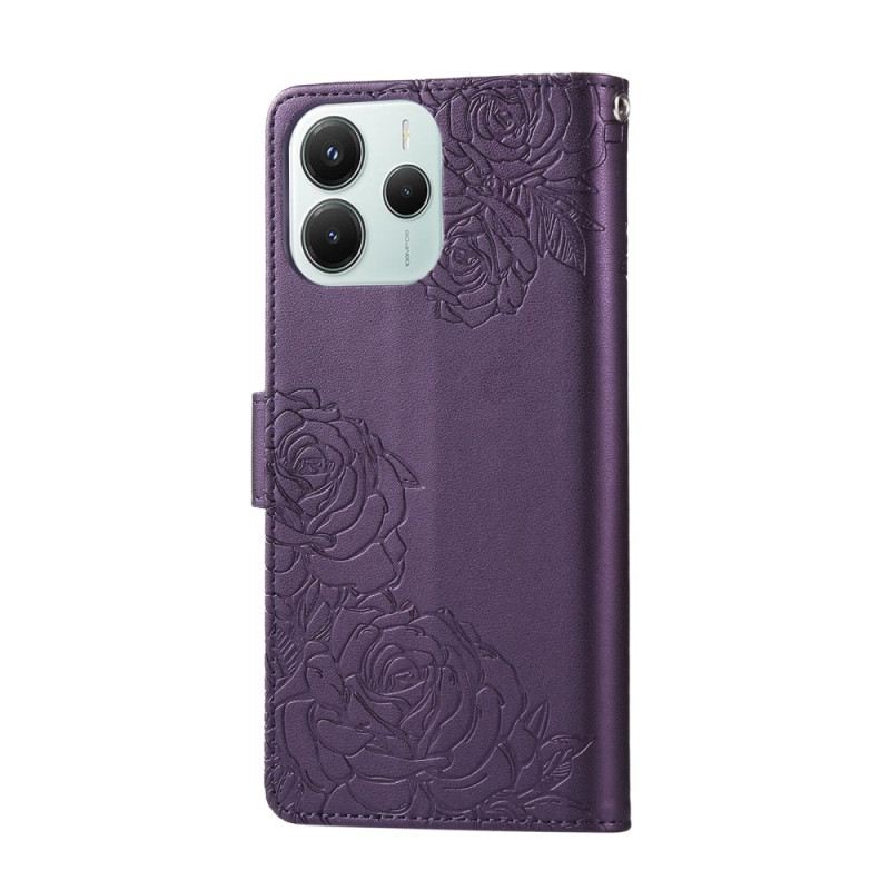 Lederhüllen Xiaomi Redmi Note 14 5g Floral
