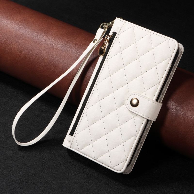 Lederhüllen Xiaomi Redmi Note 14 5g Gesteppt Mit Riemen