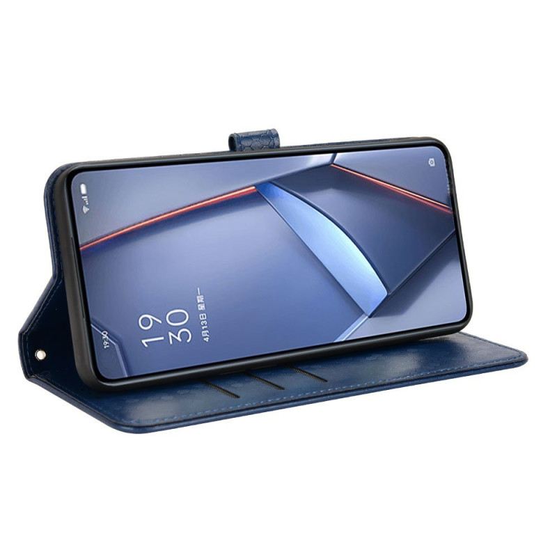 Lederhüllen Xiaomi Redmi Note 14 5g Glänzende Spikes Mit Trageband