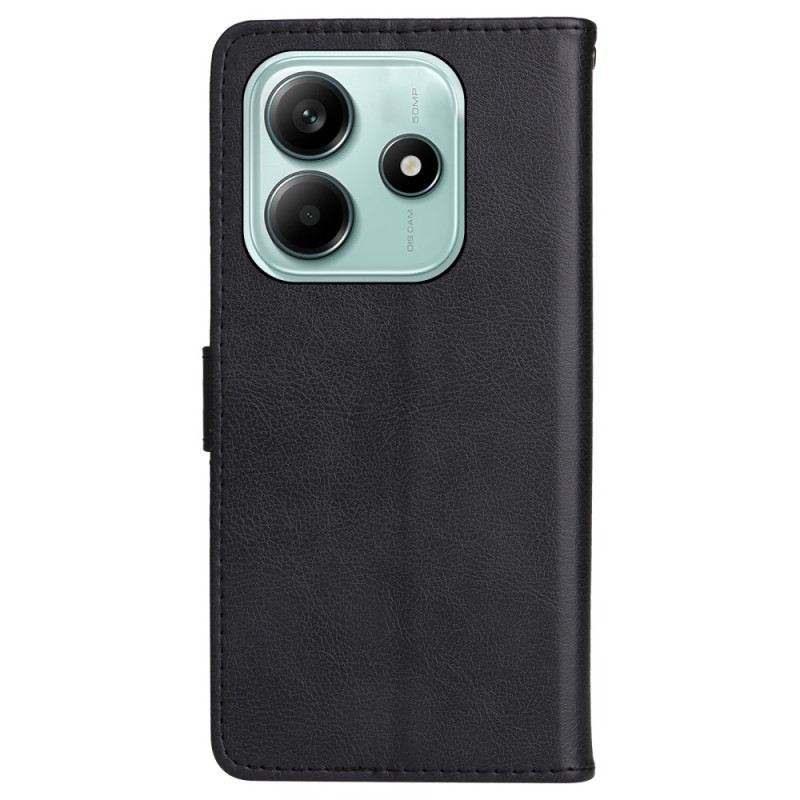 Lederhüllen Xiaomi Redmi Note 14 5g Handyhülle Kunstleder Mit Riemen