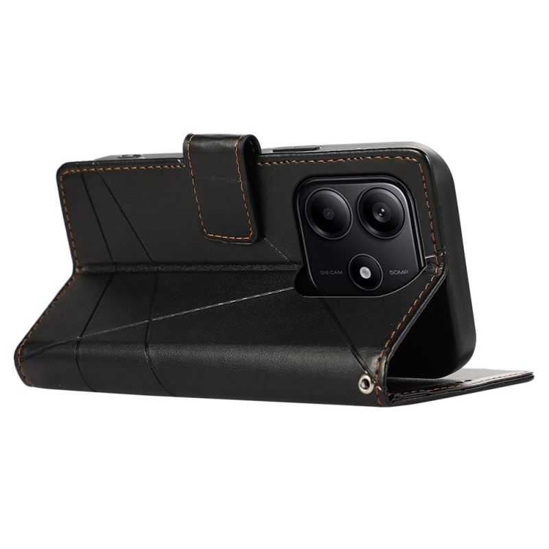 Lederhüllen Xiaomi Redmi Note 14 5g Handyhülle Linienmuster