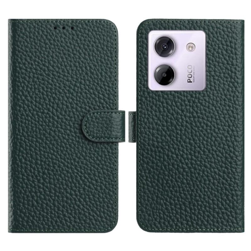 Lederhüllen Xiaomi Redmi Note 14 5g Handyhülle Litschi-leder