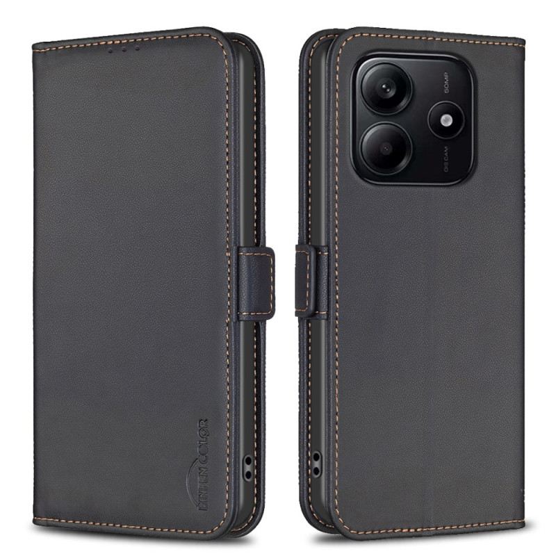 Lederhüllen Xiaomi Redmi Note 14 5g Klassisch Binfen Color