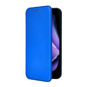 Flip Case Für Oppo Reno 13f 4g / 5g / 13 Fs 5g Carbonfaser