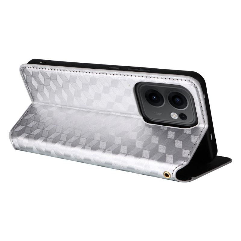 Flip Case Oppo Reno 13f 4g / 5g / 13 Fs 5g 3d-diamanten