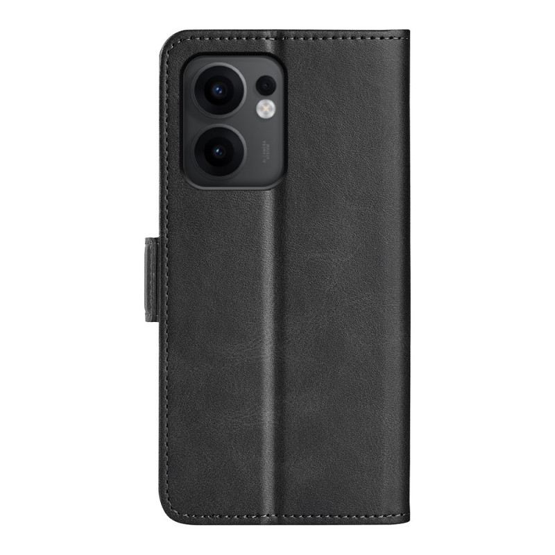 Lederhüllen Oppo Reno 13f 4g / 5g / 13 Fs 5g Doppelverschluss