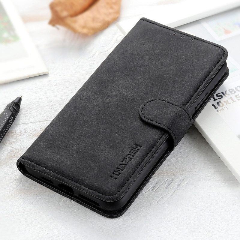 Flip Case Für OnePlus Nord CE 2 Lite 5G Khazneh Vintage-ledereffekt