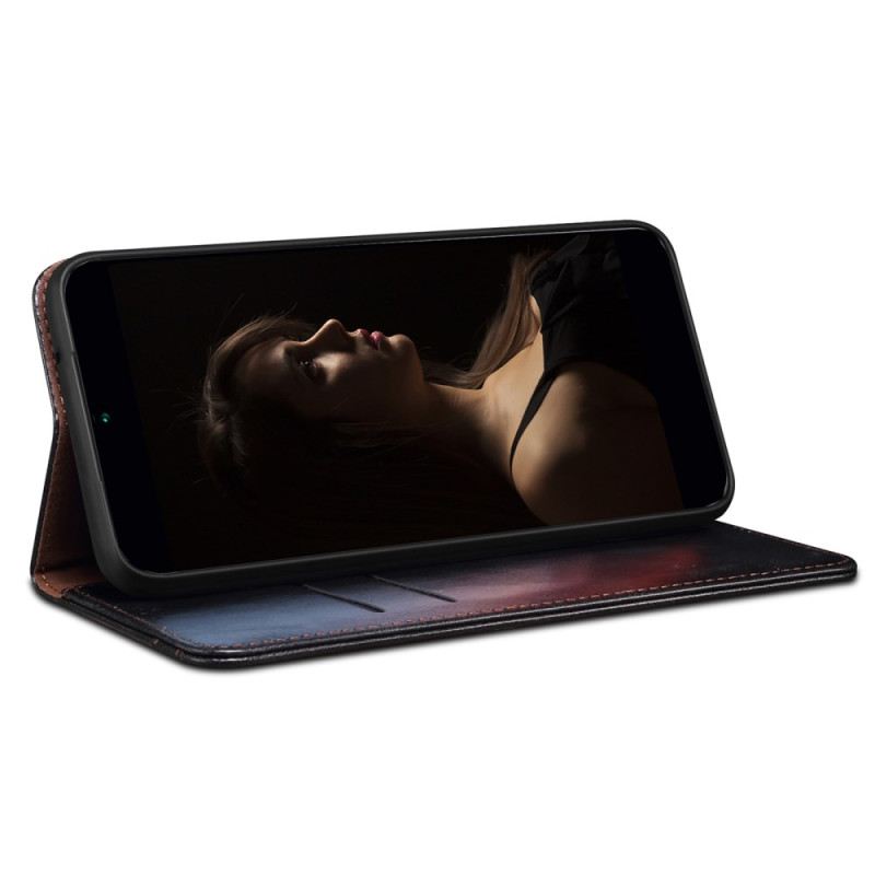 Flip Case Vivo X200 Pro Handyhülle Gewachstes Kunstleder