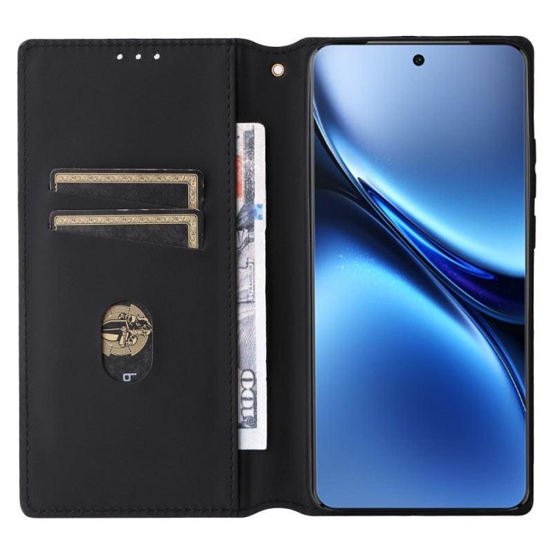 Flip Case Vivo X200 Pro Handyhülle Rautenmuster