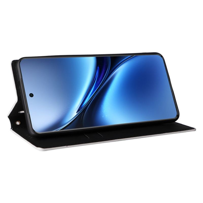 Flip Case Vivo X200 Pro Handyhülle Rautenmuster