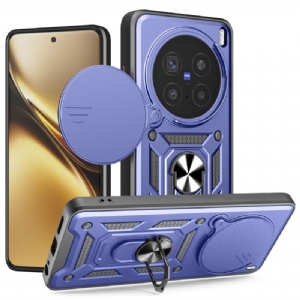 Hülle Für Vivo X200 Pro Schiebebare Kameraabdeckung Und Integrierter Ständer