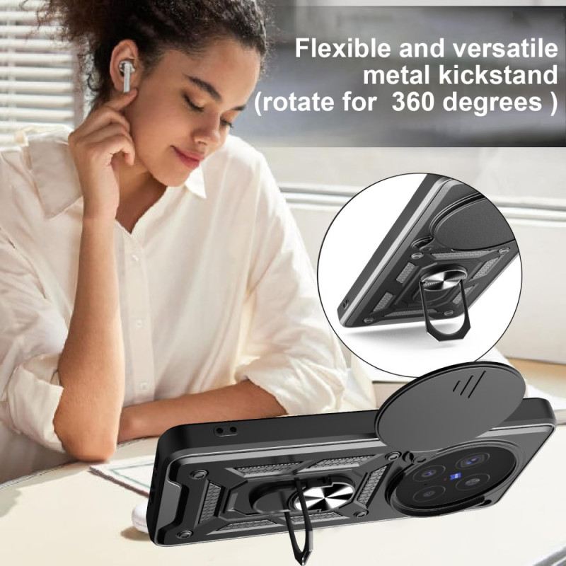 Hülle Für Vivo X200 Pro Schiebebare Kameraabdeckung Und Integrierter Ständer