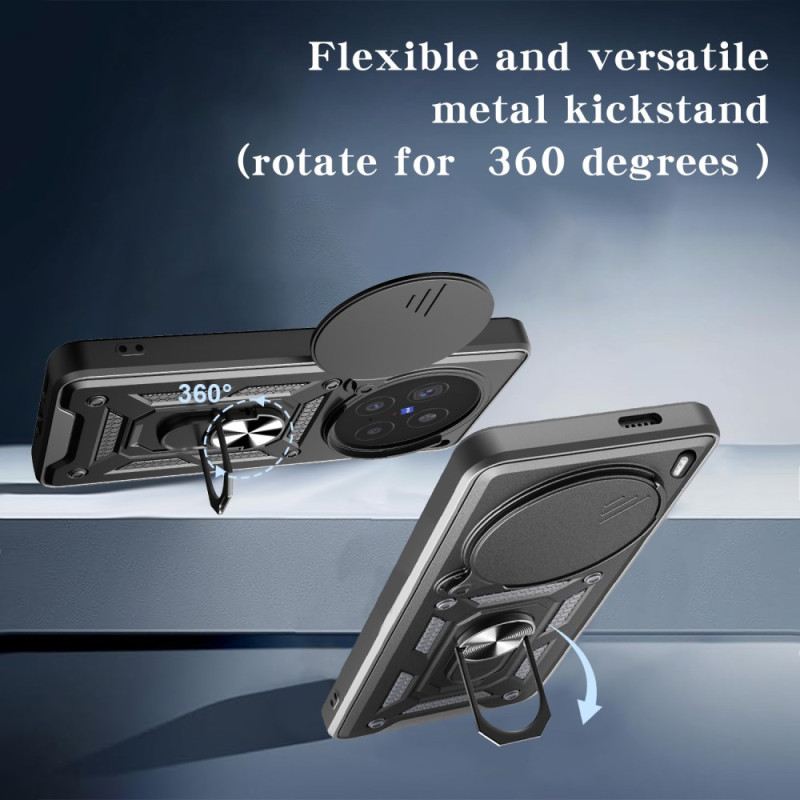 Hülle Für Vivo X200 Pro Schiebebare Kameraabdeckung Und Integrierter Ständer