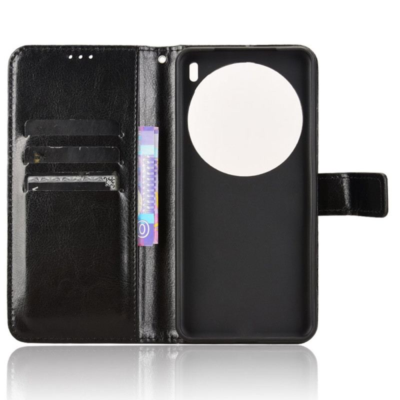 Lederhüllen Für Vivo X200 Pro Glänzendes Kunstleder