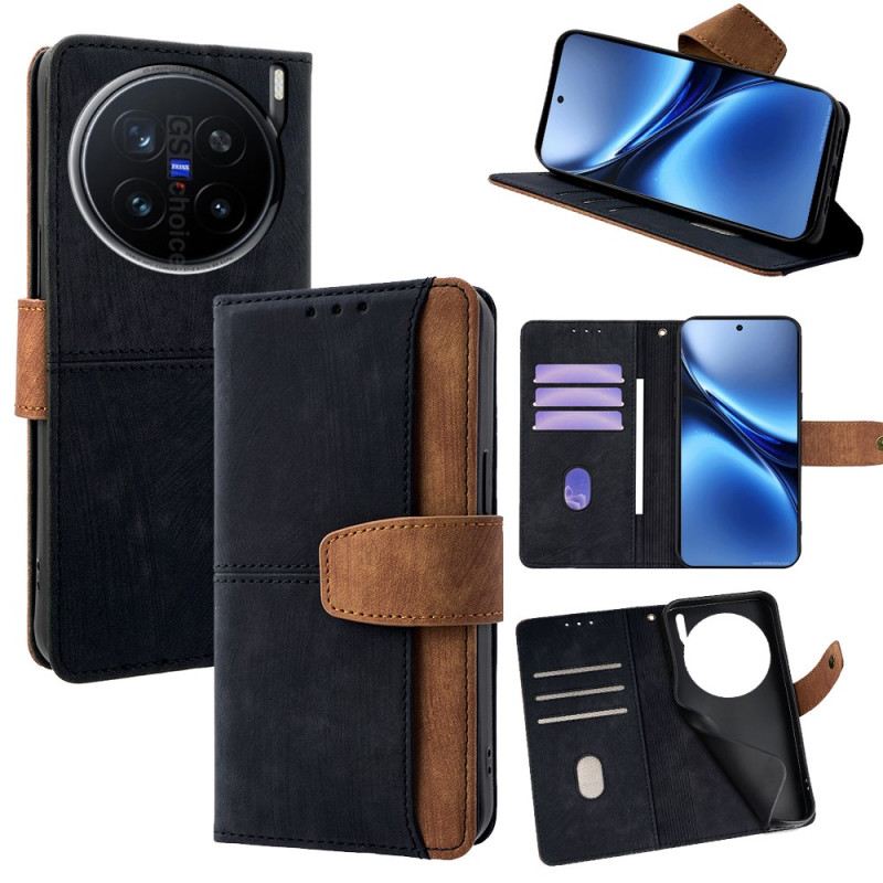 Lederhüllen Vivo X200 Pro Handyhülle 6-lagiger Rfid-schutz