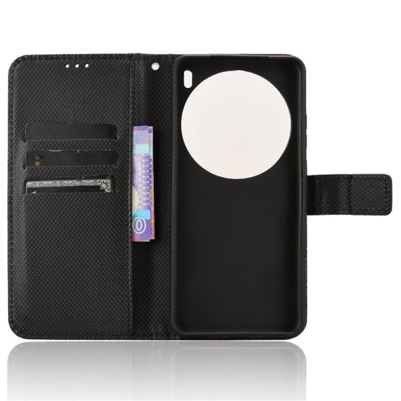 Lederhüllen Vivo X200 Pro Handyhülle Diamantstruktur