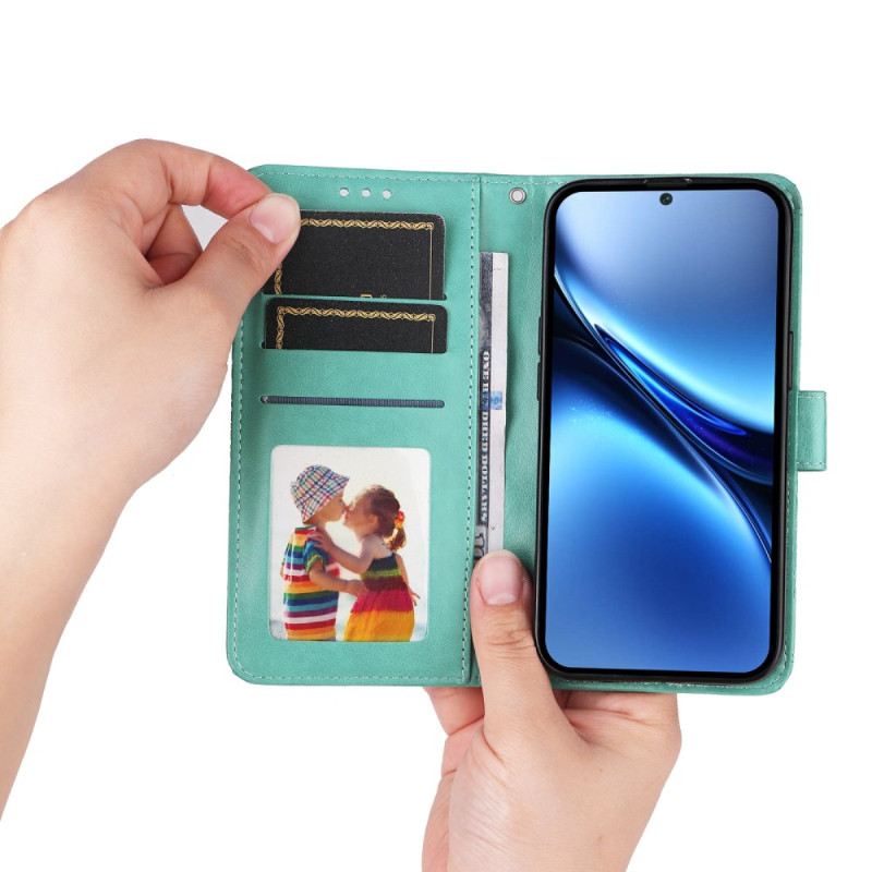 Lederhüllen Vivo X200 Pro Handyhülle Sonnenblumenmuster