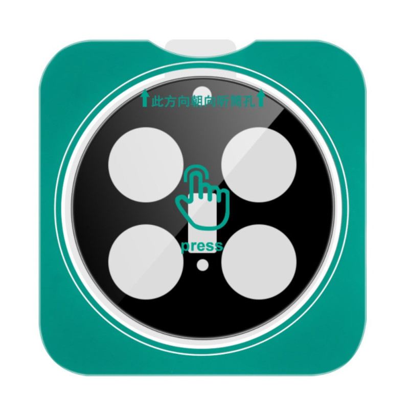 Linsenschutz Aus Gehärtetem Glas Für Vivo X200 Pro Mit Selbstpositionierendem Rahmen (schwarze Version)