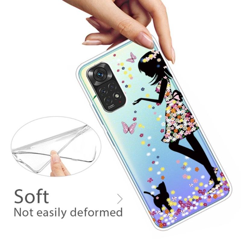 Handyhülle Für Xiaomi Redmi Note 11 / Note 11S Schutzhülle Blumenmädchen