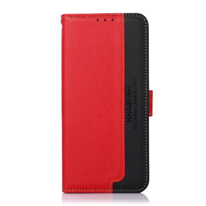 Lederhüllen Für Xiaomi Redmi Note 11 / Note 11S Anti-Sturz Khazneh Freiliegende Nähte