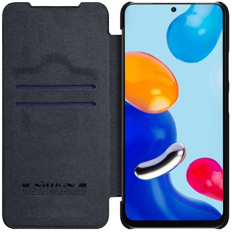 Lederhüllen Für Xiaomi Redmi Note 11 / Note 11S Ledereffekt Der Qin-serie