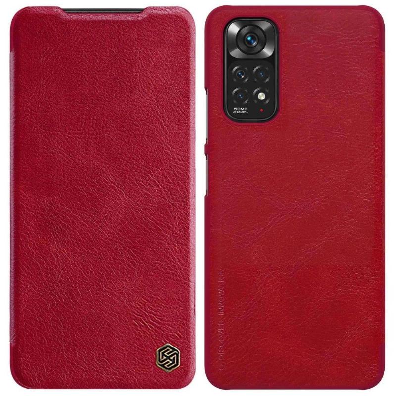 Lederhüllen Für Xiaomi Redmi Note 11 / Note 11S Ledereffekt Der Qin-serie