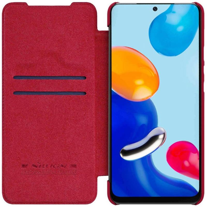 Lederhüllen Für Xiaomi Redmi Note 11 / Note 11S Ledereffekt Der Qin-serie