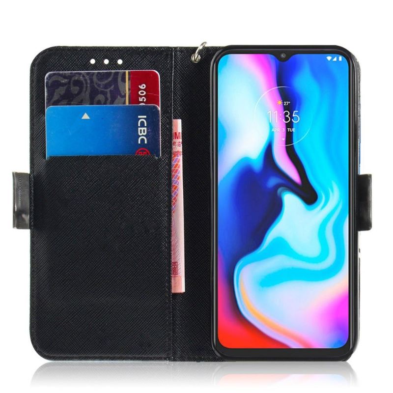Lederhüllen Für Motorola Moto G9 Play Böser Panda