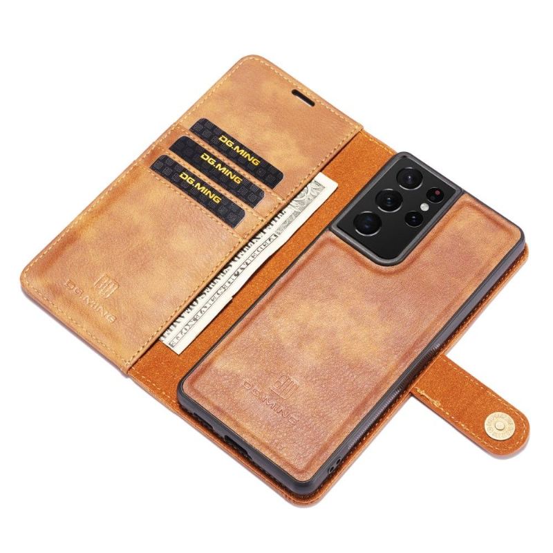 Hülle Flip Case Für Samsung Galaxy S21 Ultra 5G Schutzhülle 2 in 1 Abnehmbar