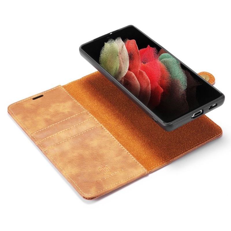 Hülle Flip Case Für Samsung Galaxy S21 Ultra 5G Schutzhülle 2 in 1 Abnehmbar