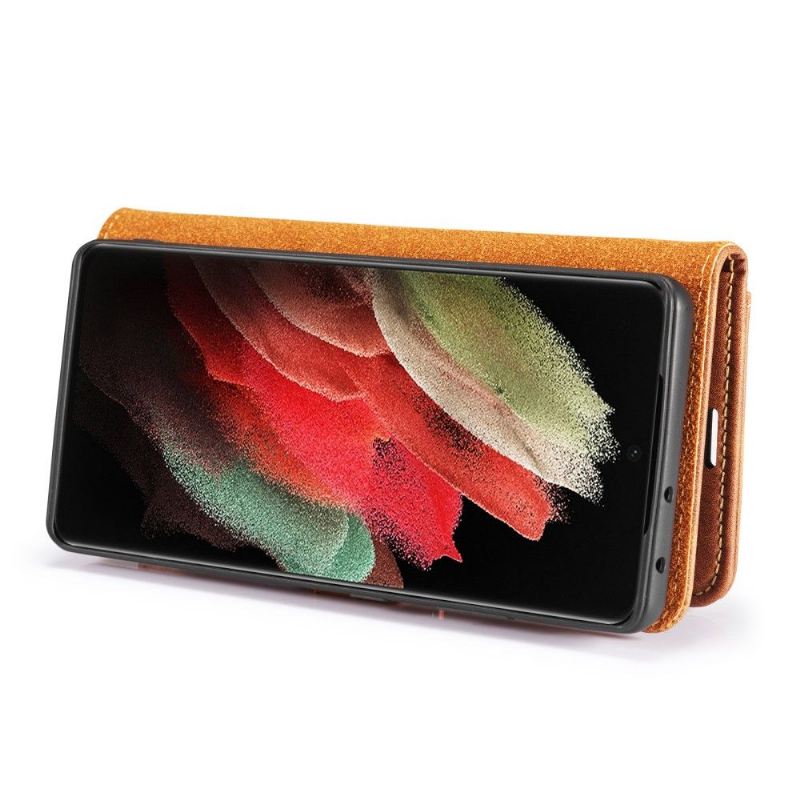 Hülle Flip Case Für Samsung Galaxy S21 Ultra 5G Schutzhülle 2 in 1 Abnehmbar