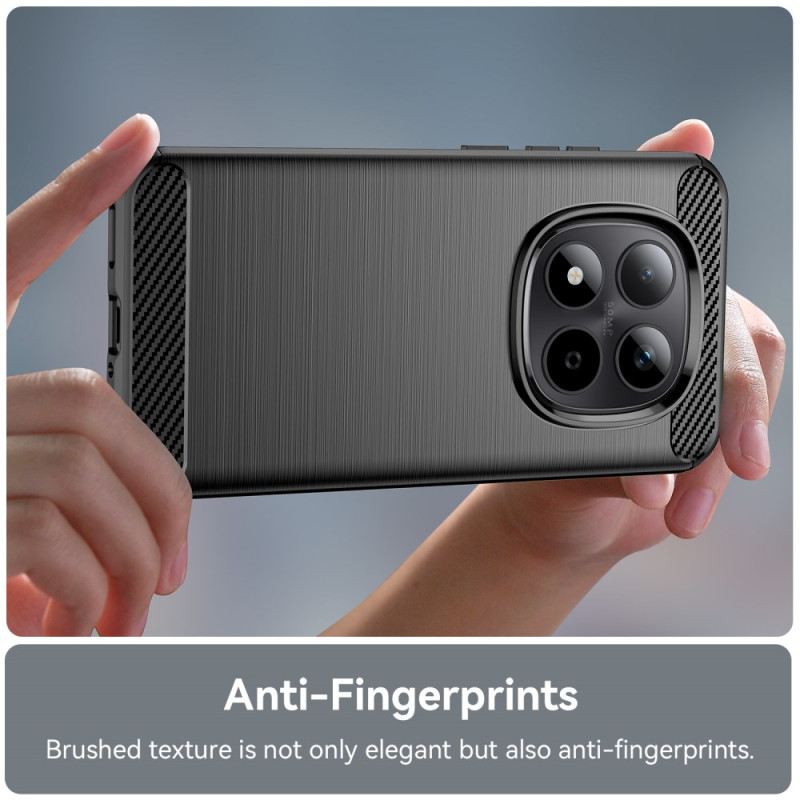 Hülle Xiaomi Redmi Note 15 Pro 5g Gebürstete Kohlefaser