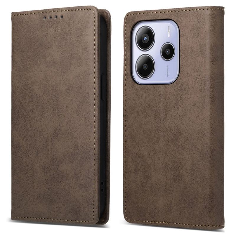 Flip Case Für Xiaomi Redmi Note 14 4g Vintage Rfid-schutz