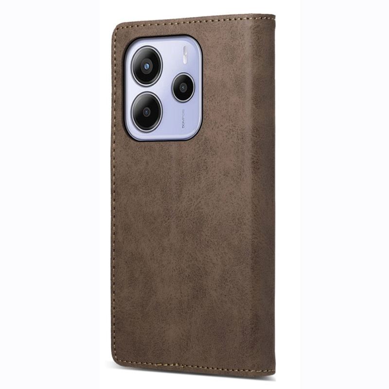 Flip Case Für Xiaomi Redmi Note 14 4g Vintage Rfid-schutz