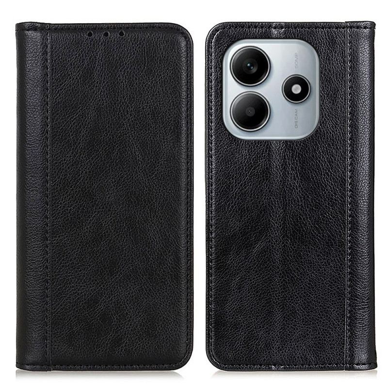 Flip Case Xiaomi Redmi Note 14 4g Handyhülle Spaltleder