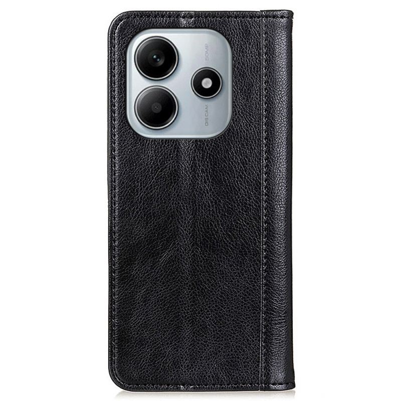 Flip Case Xiaomi Redmi Note 14 4g Handyhülle Spaltleder