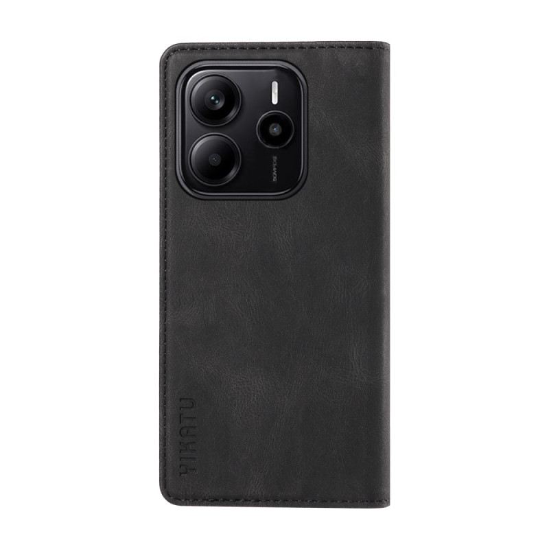 Flip Case Xiaomi Redmi Note 14 4g Ykatu Wildlederoptik In Hellbraun