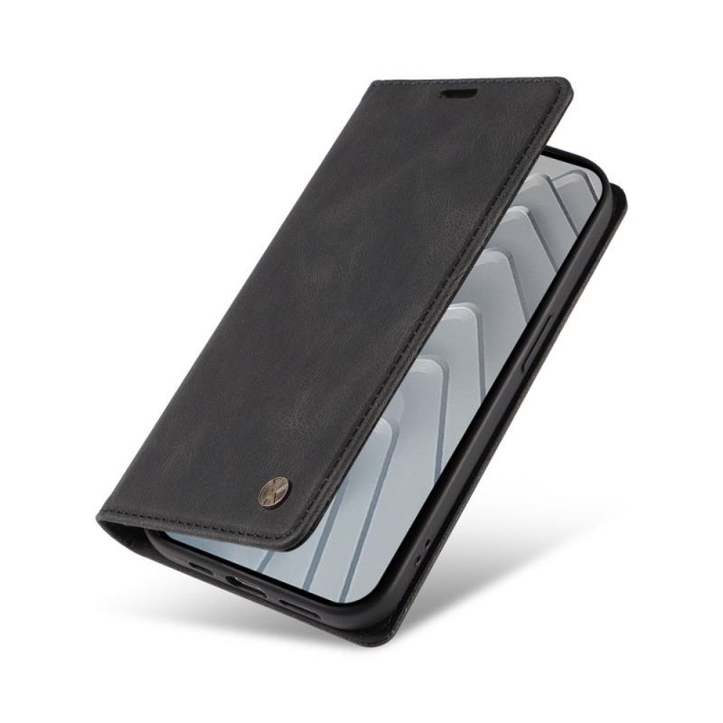Flip Case Xiaomi Redmi Note 14 4g Ykatu Wildlederoptik In Hellbraun