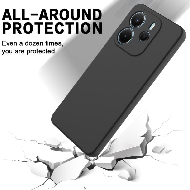 Hülle Für Xiaomi Redmi Note 14 4g Flüssigsilikon Mit Tragegurt