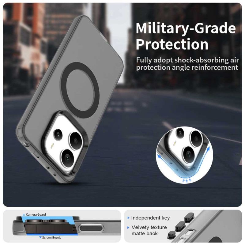 Hülle Xiaomi Redmi Note 14 4g Handyhülle Magsafe-kompatibel Getönt