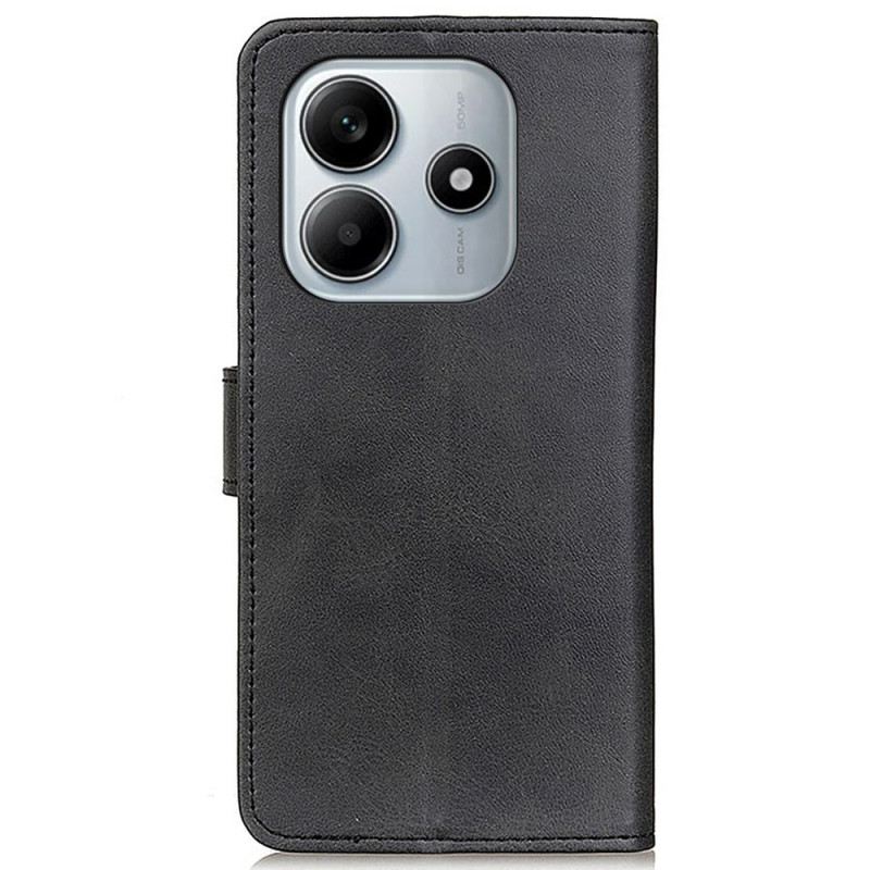 Lederhüllen Für Xiaomi Redmi Note 14 4g Mattes Kunstleder
