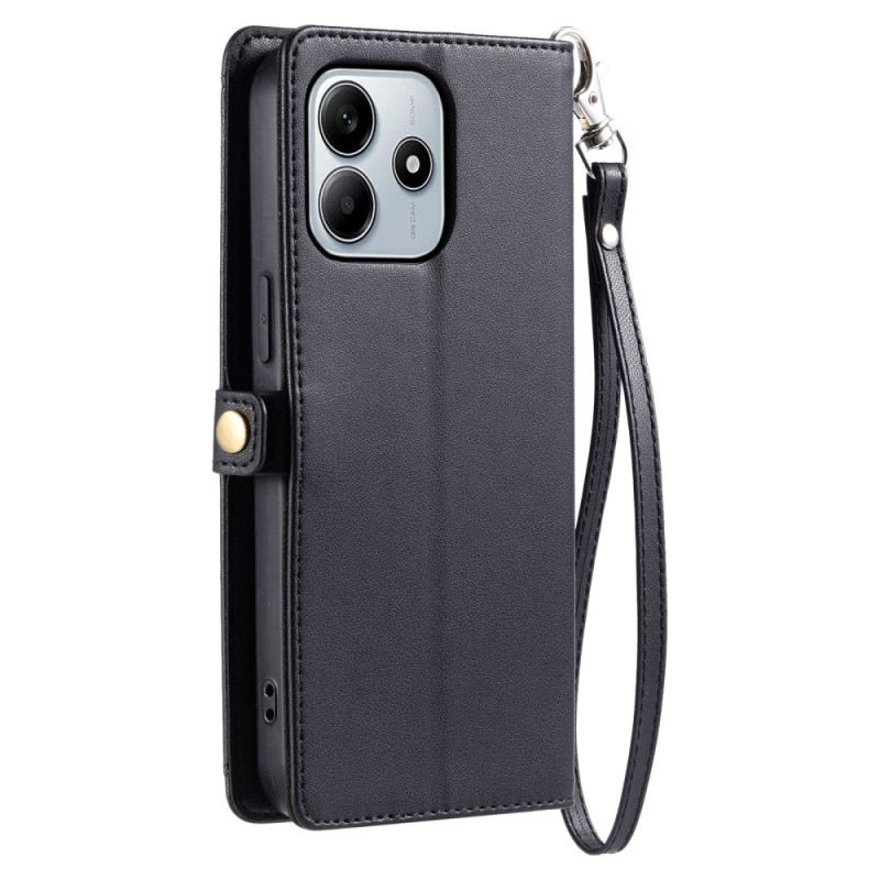 Lederhüllen Für Xiaomi Redmi Note 14 4g Tragebandtasche